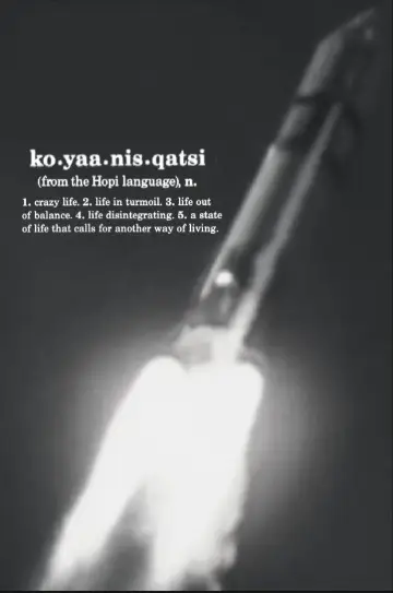 Poster to the movie "Koyaanisqatsi" #1168646