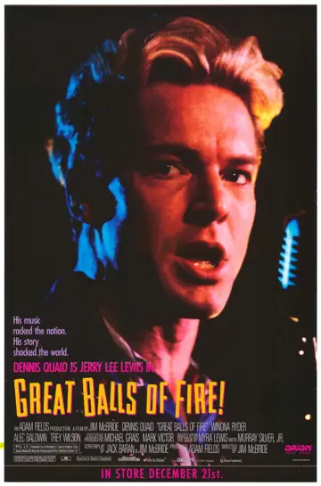 Poster to the movie "Great Balls of Fire!" #350703