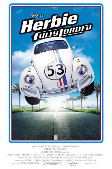 Poster to the movie "Herbie Fully Loaded" #844709