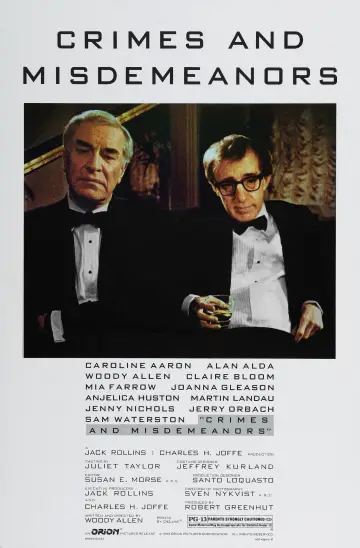 Poster to the movie "Crimes and Misdemeanors" #986998