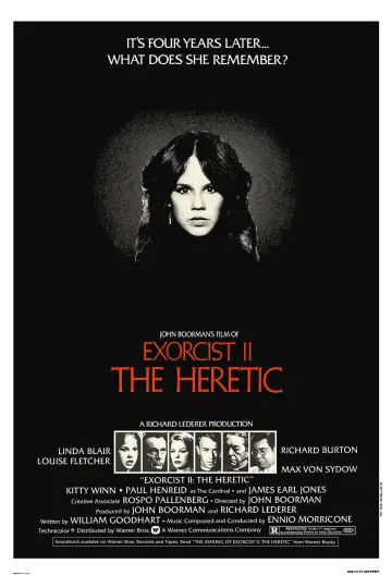 Poster to the movie "Exorcist II: The Heretic" #79823