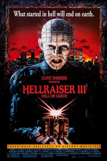 Poster to the movie "Hellraiser III: Hell on Earth" #1209331