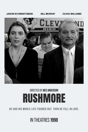 Poster to the movie "Rushmore" #1582046