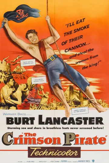 Poster to the movie "The Crimson Pirate" #1037417