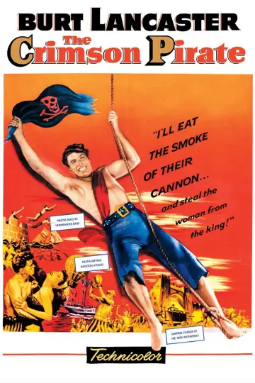 Poster to the movie "The Crimson Pirate" #1037421