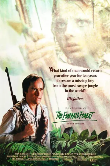 Poster to the movie "The Emerald Forest" #1020089