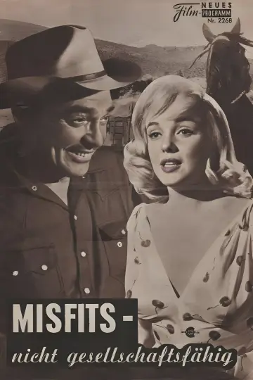 Poster to the movie "The Misfits" #858309
