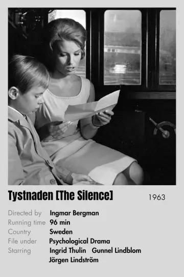 Poster to the movie "The Silence" #986806