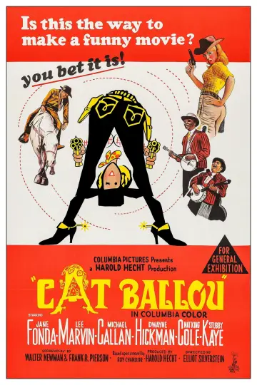 Poster to the movie "Cat Ballou" #906692