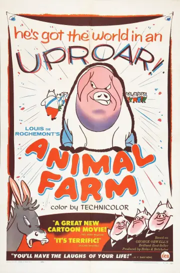 Poster to the movie "Animal Farm" #145515