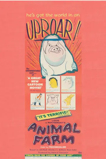 Poster to the movie "Animal Farm" #857821