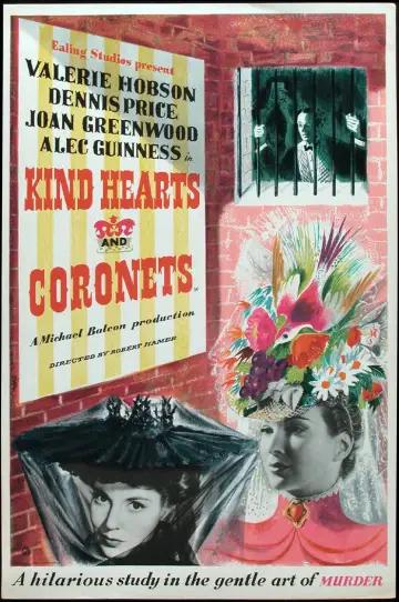 Poster to the movie "Kind Hearts and Coronets" #933741