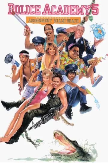 Poster to the movie "Police Academy 5: Assignment Miami Beach" #336618