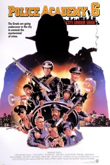 Poster to the movie "Police Academy 6: City Under Siege" #1006510