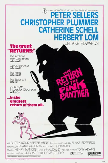 Poster to the movie "The Return of the Pink Panther" #107303