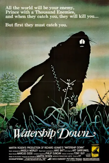Poster to the movie "Watership Down" #990400