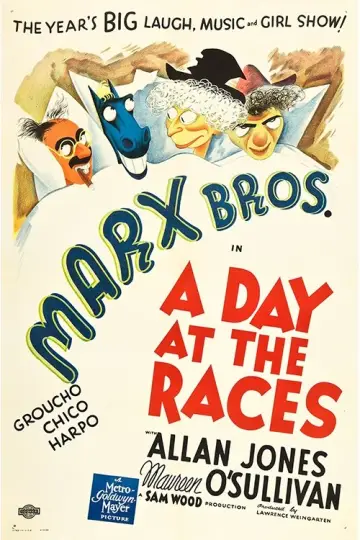 Poster to the movie "A Day at the Races" #1020201