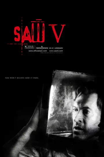 Poster to the movie "Saw V" #790039