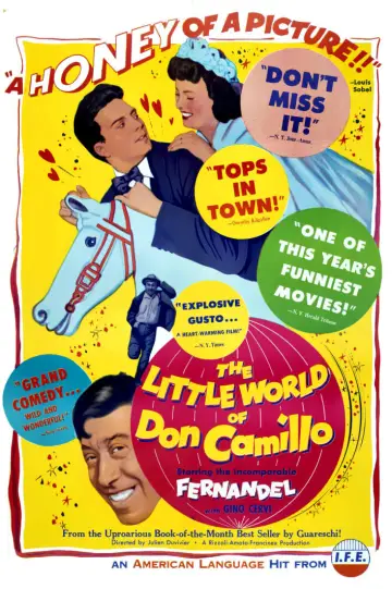 Poster to the movie "The Little World of Don Camillo" #1019855