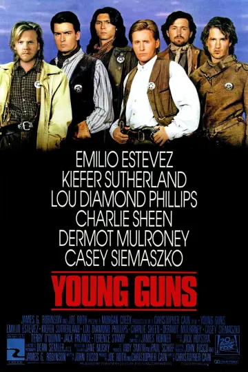Poster to the movie "Young Guns" #115095