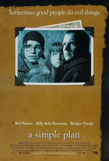 Poster to the movie "A Simple Plan" #678070