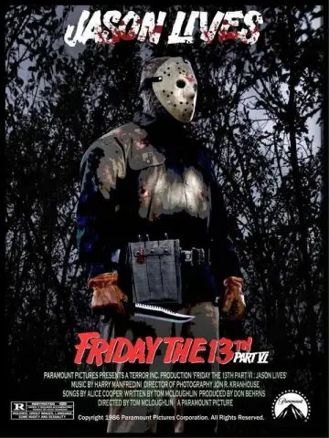 Poster to the movie "Friday the 13th Part VI: Jason Lives" #669808