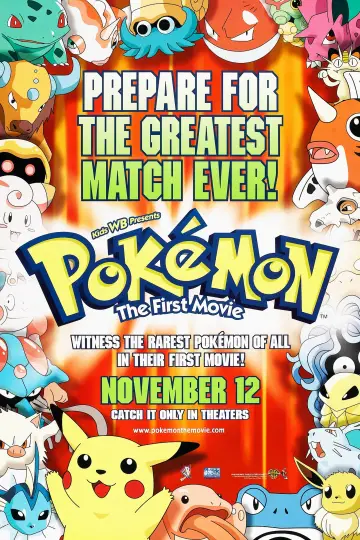 Poster to the movie "Pokémon: The First Movie" #851767