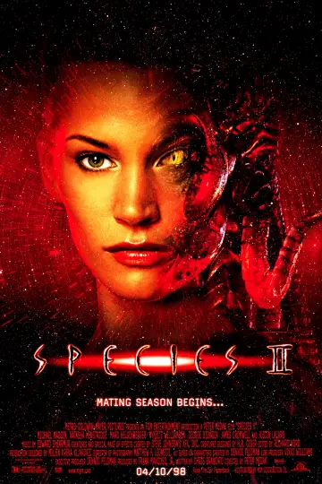 Poster to the movie "Species II" #883667