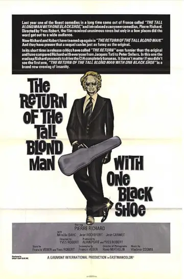 Poster to the movie "The Tall Blond Man with One Black Shoe" #992688