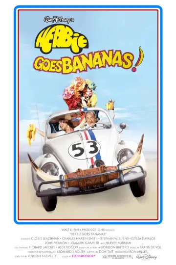 Poster to the movie "Herbie Goes Bananas" #1008836