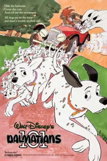 Poster to the movie "One Hundred and One Dalmatians" #31000