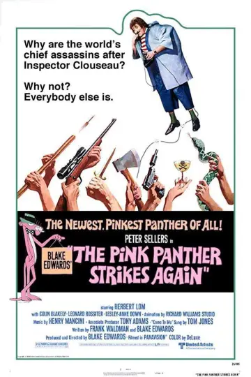 Poster to the movie "The Pink Panther Strikes Again" #939853