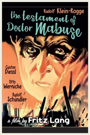 Poster to the movie "The Testament of Dr. Mabuse" #1024750