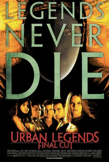 Poster to the movie "Urban Legends: Final Cut" #1009477