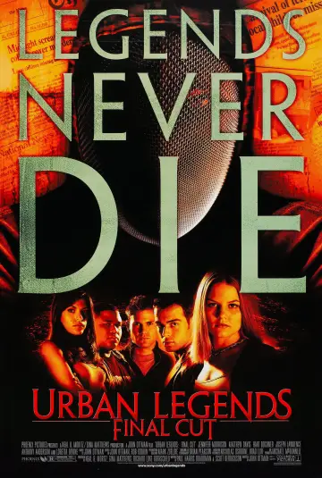 Poster to the movie "Urban Legends: Final Cut" #1202772