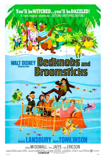 Poster to the movie "Bedknobs and Broomsticks" #945335