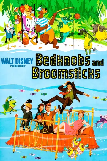Poster to the movie "Bedknobs and Broomsticks" #945342