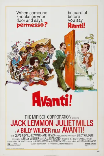 Poster to the movie "Avanti!" #1072456