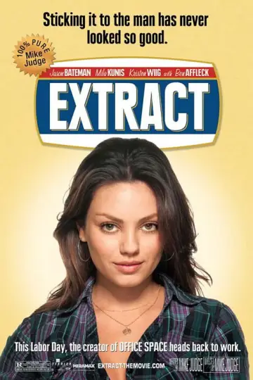 Poster to the movie "Extract" #1021057