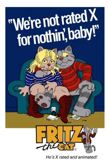 Poster to the movie "Fritz the Cat" #901401