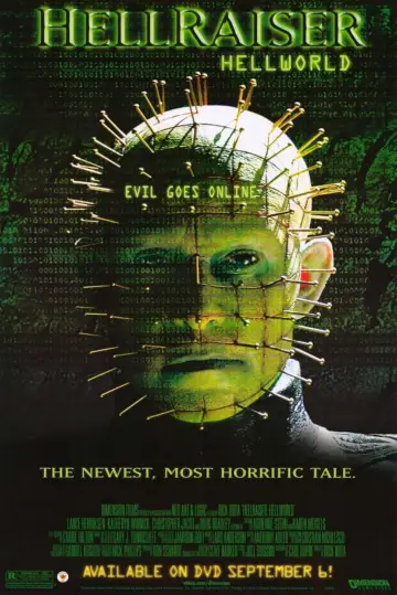 Poster to the movie "Hellraiser: Hellworld" #860258