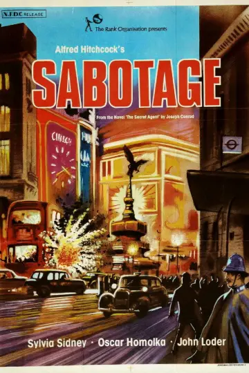 Poster to the movie "Sabotage" #1028218