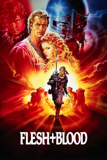 Poster to the movie "Flesh + Blood" #114758