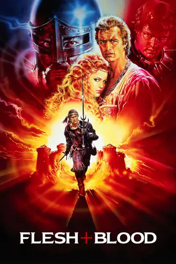 Poster to the movie "Flesh + Blood" #114760