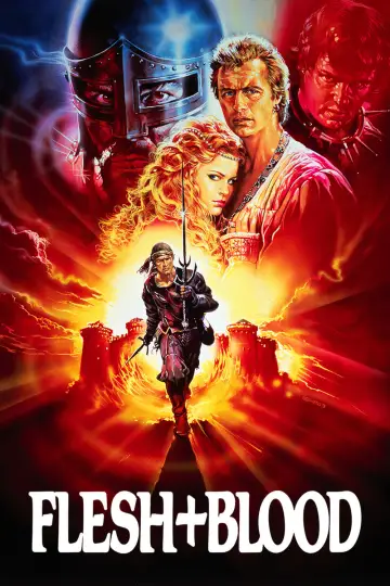 Poster to the movie "Flesh + Blood" #114761