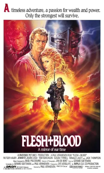 Poster to the movie "Flesh + Blood" #114763