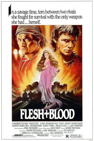 Poster to the movie "Flesh + Blood" #114765