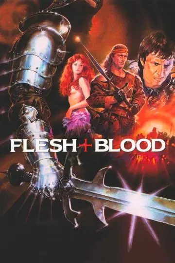 Poster to the movie "Flesh + Blood" #946909