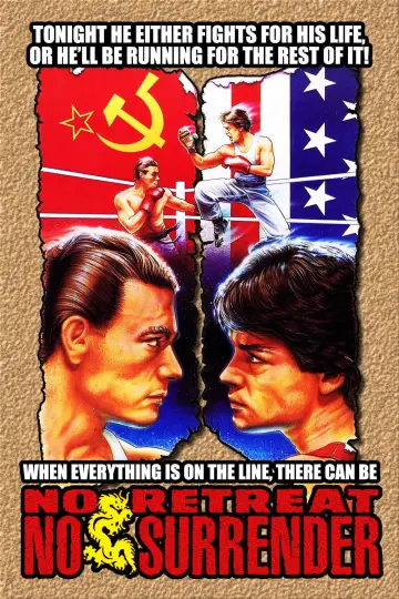 Poster to the movie "No Retreat, No Surrender" #536263