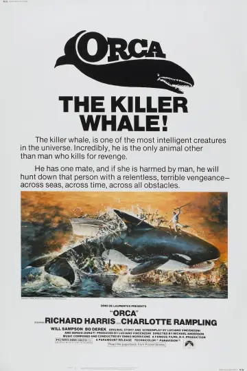 Poster to the movie "Orca" #901764
